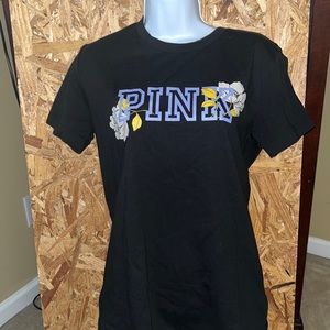 Brand new!!! Victoria Secret Pink Navy shirt sleeve shirt. Size xsmall. Runs big